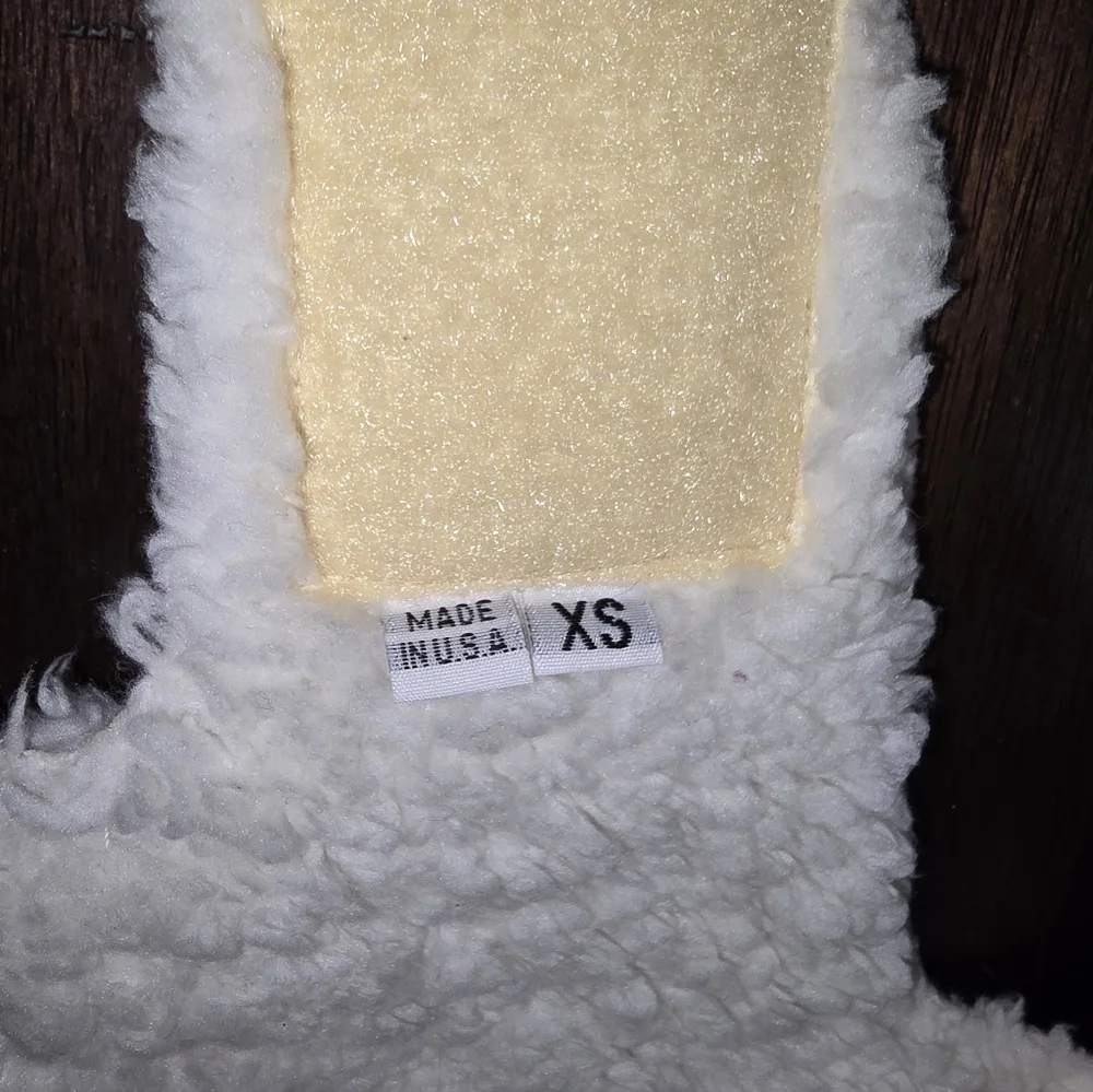 Susan Lanci XS Tan and White Dog Harness - Picture 3 of 7